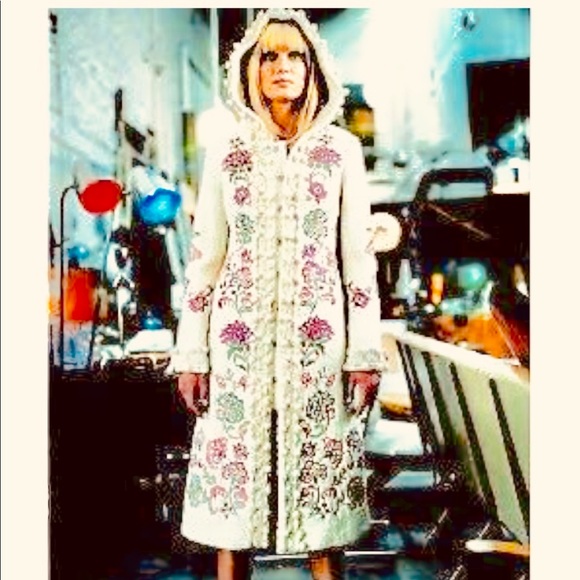 Anthropologie Jackets & Blazers - RARE!  Anthropologie Lithe • Embroidered Mountain Coat